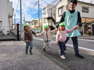 ぴーまん保育園弘明寺　消防署見学